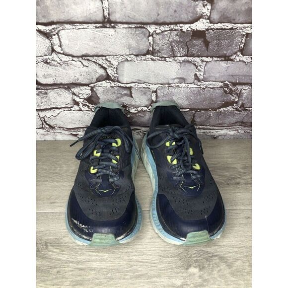 Hoka One One Stinson 6 Outer Space Blue Glass Running Shoes Women 9M US/41 1/3EU - Picture 2 of 16